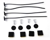 COOLING FAN PLASTIC MOUNTING TIES W/STEEL SPRINGS - image 1