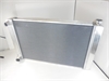 23 DUAL PASS UNIVERSAL ALUMINUM CHEVY RADIATOR W/MOUNTING HOLES L23 X H18 1/4 X W3 - image 1