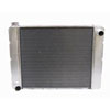 24 SINGLE PASS UNIVERSAL ALUM FORD RADIATOR W/MOUNTING HOLES L24 X H19 X W3 - image 1