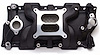 R1106BK Intake Manifold, 1955-86 SBC Square Bore – Black - image 1