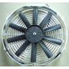 14 UNIVERSAL STRAIGHT BLADE COOLING FAN/CHROME PLATED 1750 CFM 12V - image 1