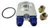 BILLET ALUM SANDWICH ADAPTOR WITH REMOTE OUTLETS - image 1