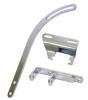 Header Mount Alternator Brackets for 1955-1968 Small Block Chevy Engines [Chrome] - image 1