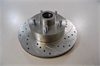ROTOR 11 FORD GRANADA 7/8 X 1/2 STUD 5 X 4-1/2 SLOTTED/DRILLED LEFT SIDE - image 1