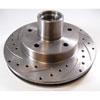ROTOR 11 GRANADA/CHEVY 1 X 7/16 STUD 5X4-3/4 DRILLED/SLOTTED - image 1