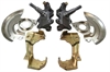 2 DROP SPINDLE MINI KIT SPINDLES DUST SHIEL / CALIPER BRACKET SET - image 1