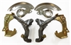 62-67 NOVA SPINDLE BASIC KIT STOCK HEIGHT SPINDLE CALIPER BRACKET / DUST SHIELD SET - image 1