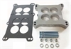 HOLLEY 1 PORTED CARBURETOR SPACER WITH GASKET / HARDWARE - image 1