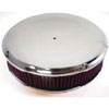 Deep Dish Style Steel Air Cleaner Set 14" x 3" - image 1
