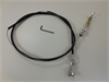 36 UNIVERSAL THROTTLE ASSEMBLY - BLACK HOUSING WITH CABLE - image 1
