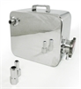 FABRICATED ALUMINUM WATER TANK 5.3 PINTS/85 OZ - image 1