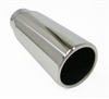 STAINLESS EXHAUST TIP STRAIGHT 3 X 8 - image 1