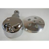 POL ALUM POWER STEERING PUMP RESERVOIR W/PULLEY - image 1
