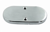 Chrome Aluminum Brake Master Cylinder Cover [Smooth] - image 1