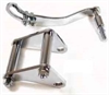 Saginaw Power Steering Bracket Small Block Chevy - Chrome - image 1