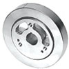 6.75 POLISHED STAINLESS STEEL DAMPER FOR SMALL BLOCK CHEVY 400 ENGINES - image 1