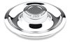 PLAIN WHEEL CENTER CAP WITH CHROME BASE - image 1