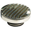 ALUMINUM RADIATOR CAP FINNED POL W/SATIN TOP - image 1