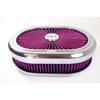 Oval Super Flow Filter Air Cleaner Kit With Pre-Oiled Washable Element - image 1