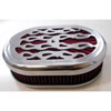 Oval Super Flow Filter Air Cleaner Kit With Pre-Oiled Washable Element - image 1