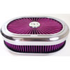 Oval Super Flow Filter Air Cleaner Kit With Pre-Oiled Washable Element - image 1