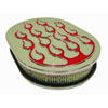 Aluminum Oval Air Cleaner Set 12" x 2" - image 1