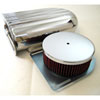 Hilborn Style Aluminum Mini Hood Scoop Single Quad - image 1