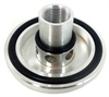 OIL FILTER ADAPTER FEMALE PORTS 1/2BSPP CENTER THREAD 3/4X16 UNF - image 1