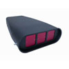 Black Aluminum Plain Street Scoop with Paper Element (Square Flaps) - image 1
