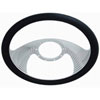 14 Chrome Billet Wings Style Steering Wheel with Leather Grip - image 1