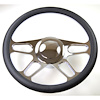R5608A Steering Wheel, 14″ Billet “4-Slot” Style Kit – Chrome - image 1