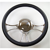 R5616A Steering Wheel, 14″ Billet “Trinity” Style Kit – Chrome - image 1
