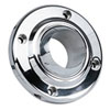 1 3/4 ALUM SWIVEL BALL FLOOR MOUNT POLISHED - image 1