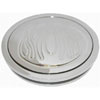 Chrome Aluminum GM 1967-94 Horn Button - Flame - image 1