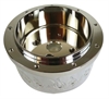 Chrome Aluminum GM 1967-94 Steering Adaptor with Flames - image 1
