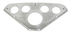 CNC ALUM 1956-59 CHEVY TRUCK GAUGE PANEL - image 1