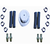 Chrome Universal Fuel Regulator with 5/16 / 3/8 Connectors - image 1