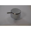 Chrome Aluminum PCV Push-In Breather - Plain with 1 Neck - image 1