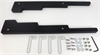BLACK ALUMINUM 2 PIECE WIRE LOOM WITH BRACKET FOR EARLY MODEL - BALL MILLED - image 1