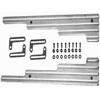 Chrome Aluminum 2 Piece Wire Loom with Bracket for Early Model - Ball Milled - image 1