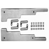 Chrome Aluminum 2 Piece Wire Loom with Bracket for Early Model - Plain - image 1