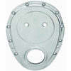 Chrome Aluminum SB Chevy V8 Timing Chain Cover Set (Includes Gaskets Seal / Hardware) - image 1