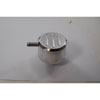 Polished Aluminum Push-In Breather with PCV Tube - Ball Milled with 1 Neck - image 1