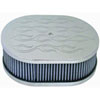 Aluminum Oval Air Cleaner Set 12" x 2" - image 1