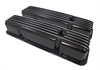 Nostalgic Baffled Aluminum Finned Valve Covers 1958-86 Small Block Chevy 283-350 - image 1