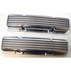 Small Block Chevy Nostalgic Finned Aluminum Valve Covers - image 1