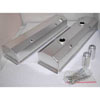 Fabricated Aluminum Circle Track Baffled Valve Covers 1958-86 Small Block Chevy 283-350 - image 1