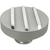 R6250 Oil Cap, Finned Aluminum Push-In – Satin - image 1