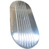 Fully Polished Aluminum Oval Air Cleaner Top Only 12" x 2" - image 1