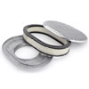 Nostalgic Polished Aluminum Oval Air Cleaner Kit 12" x 2" - image 2